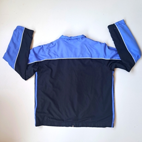 Adidas' Jacket Women Light Blue/Black L with front zipper - Picture 2 of 14